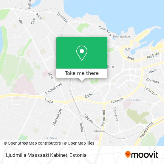 Ljudmilla Massaaži Kabinet map