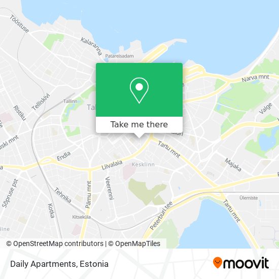 Daily Apartments map