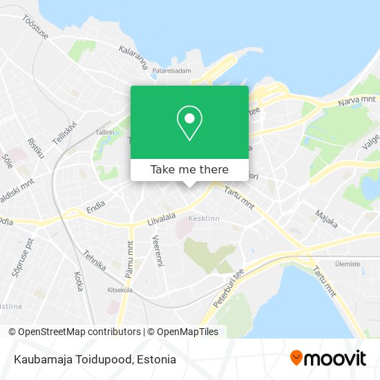 Kaubamaja Toidupood map