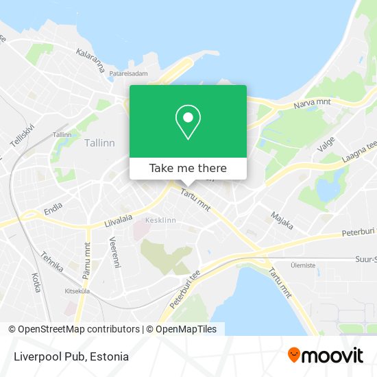 Карта Liverpool Pub