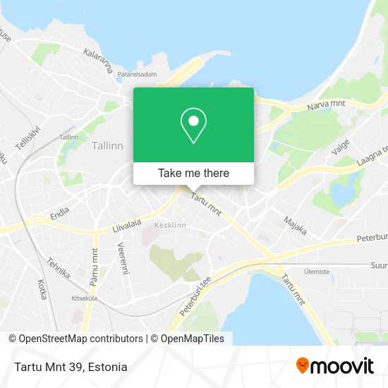 Tartu Mnt 39 map