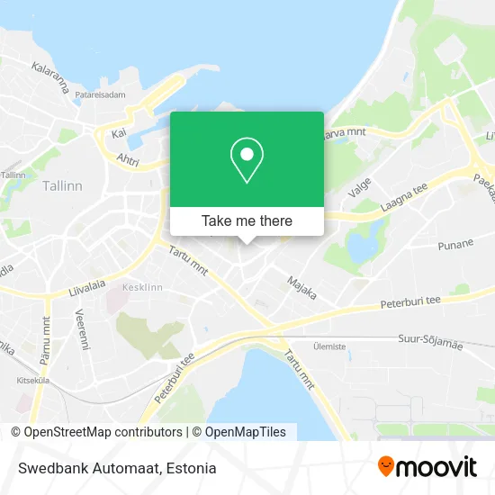 Карта Swedbank Automaat