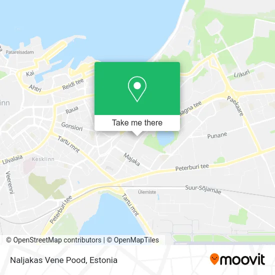 Карта Naljakas Vene Pood