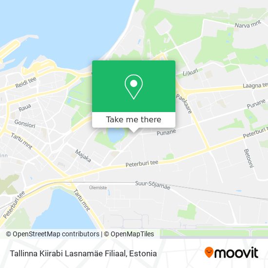 Tallinna Kiirabi Lasnamäe Filiaal map