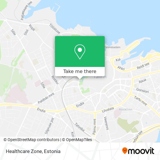 Healthcare Zone map