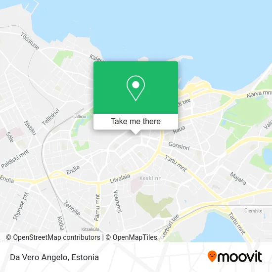 Da Vero Angelo map