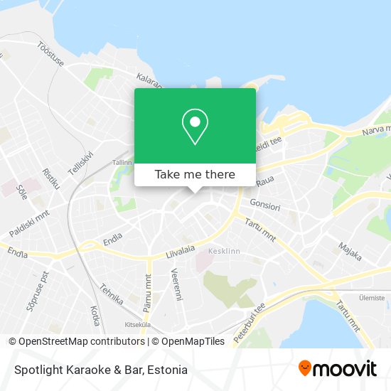 Карта Spotlight Karaoke & Bar