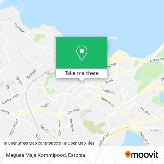 Magusa Maja Kommipood map