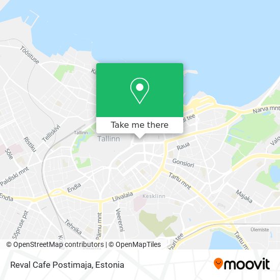 Reval Cafe Postimaja map