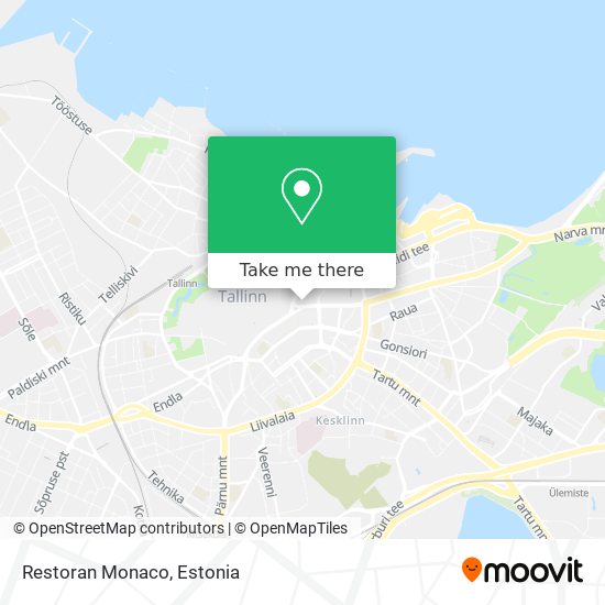 Restoran Monaco map