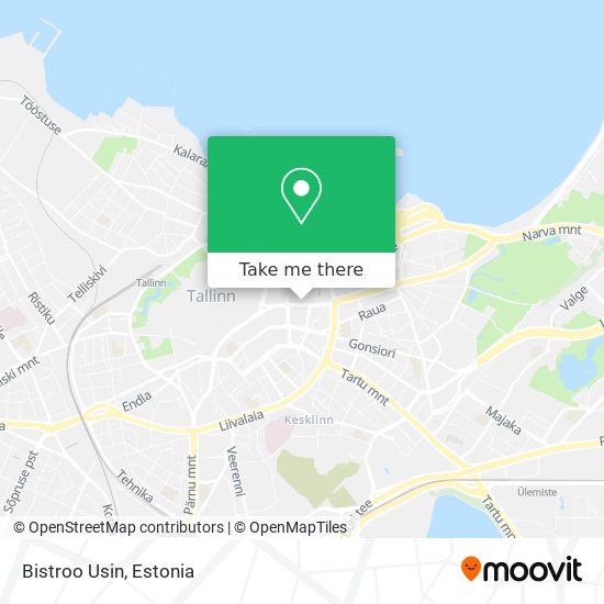 Bistroo Usin map