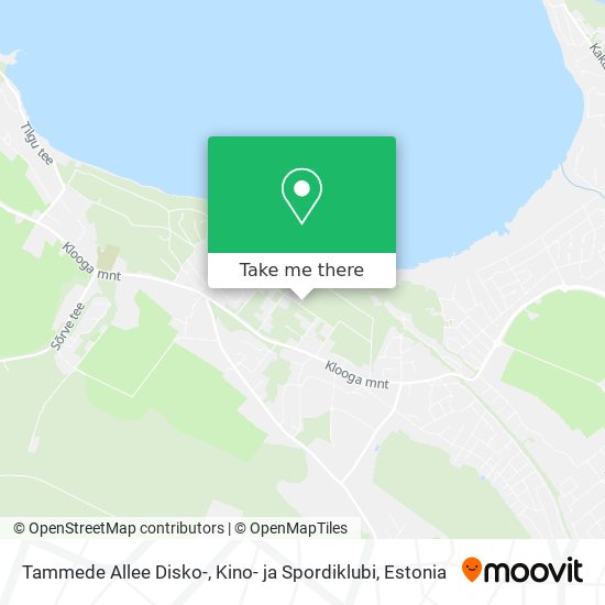 Tammede Allee Disko-, Kino- ja Spordiklubi map