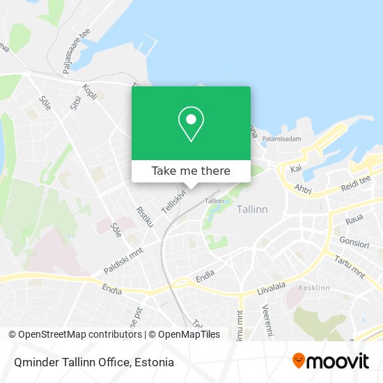 Карта Qminder Tallinn Office