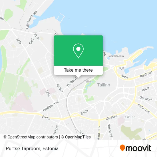 Purtse Taproom map