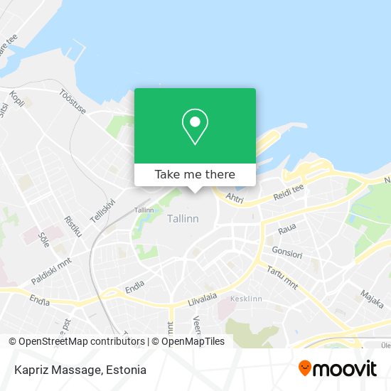Kapriz Massage map