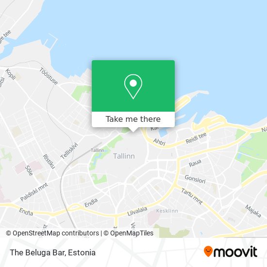 The Beluga Bar map