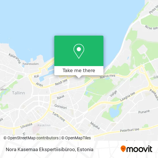 Карта Nora Kasemaa Ekspertiisibüroo