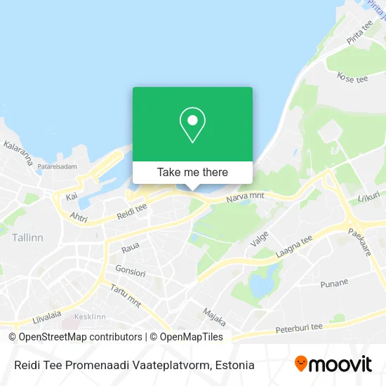 Карта Reidi Tee Promenaadi Vaateplatvorm