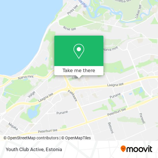 Youth Club Active map