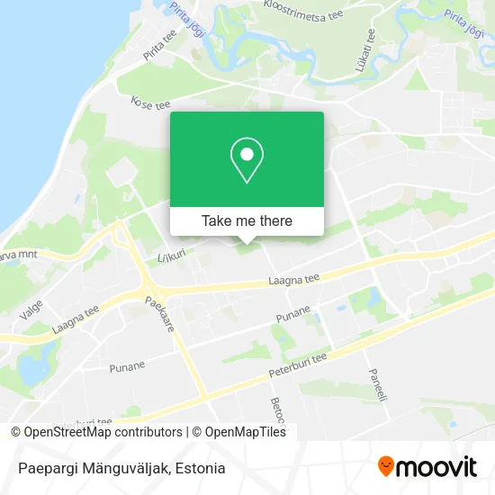 Карта Paepargi Mänguväljak