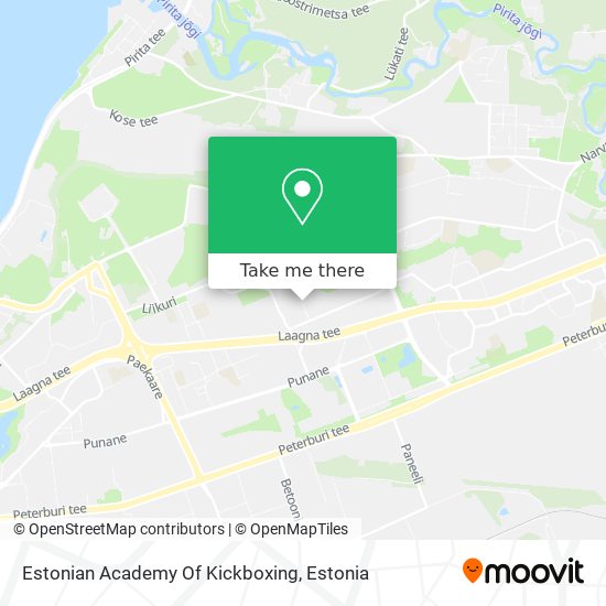 Estonian Academy Of Kickboxing map