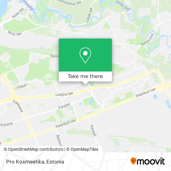 Карта Pro Kosmeetika