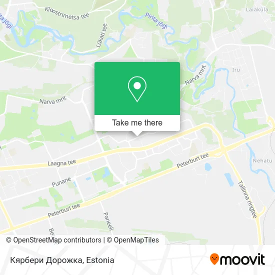 Кярбери Дорожка map