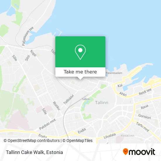 Карта Tallinn Cake Walk