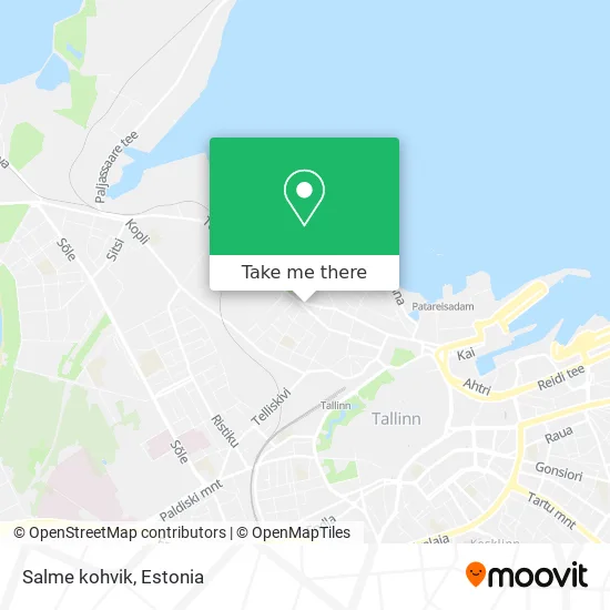 Карта Salme kohvik