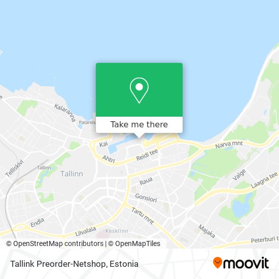 Tallink Preorder-Netshop map