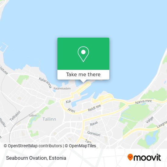 Seabourn Ovation map