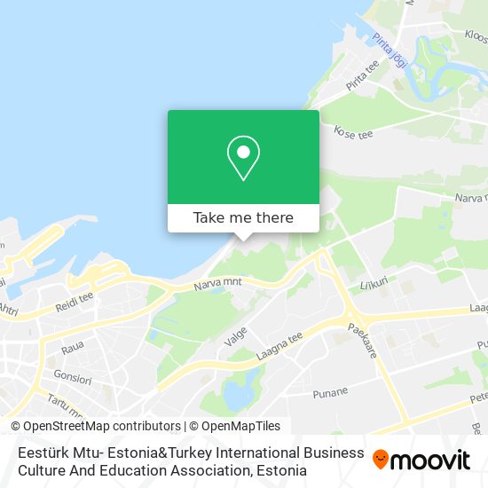 Eestürk Mtu- Estonia&Turkey International Business Culture And Education Association map