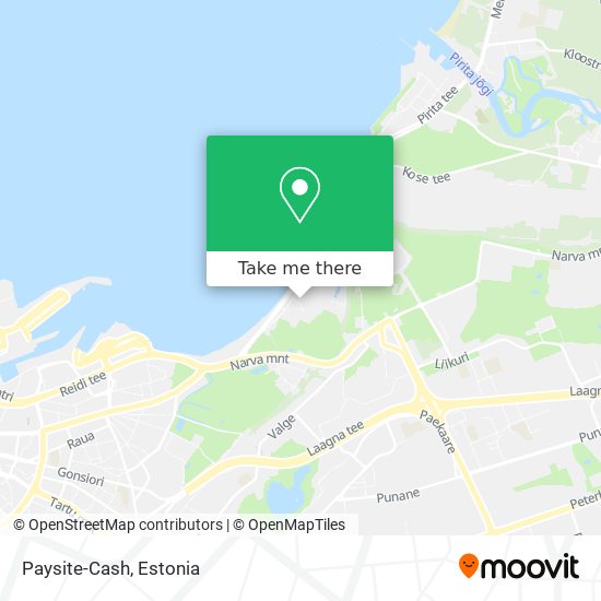 Paysite-Cash map