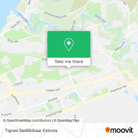 Карта Tigrani Saslõkibaar