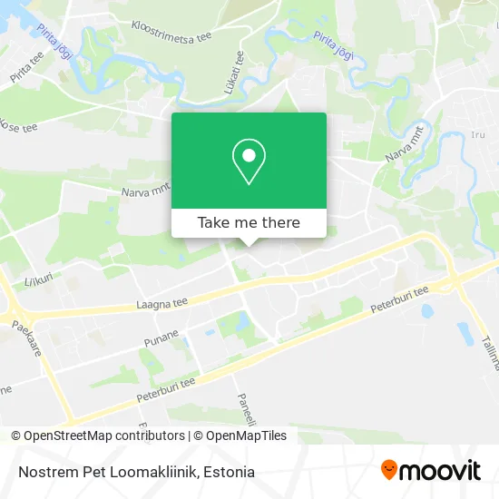 Карта Nostrem Pet Loomakliinik