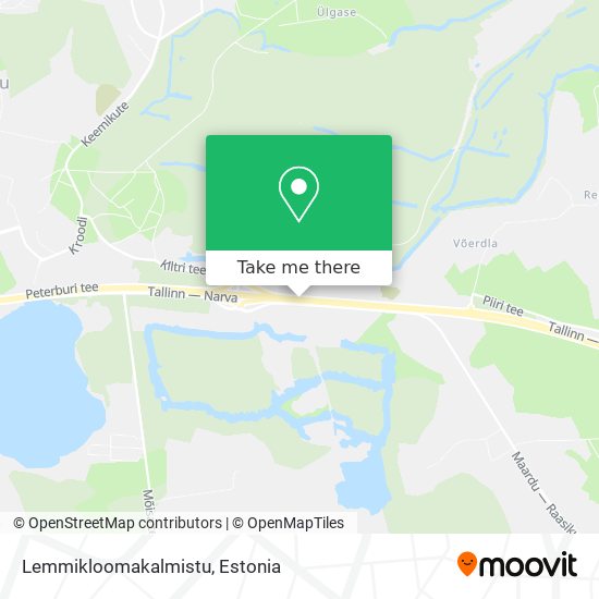 Lemmikloomakalmistu map