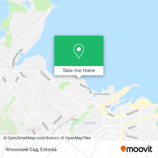 Карта Японский Сад