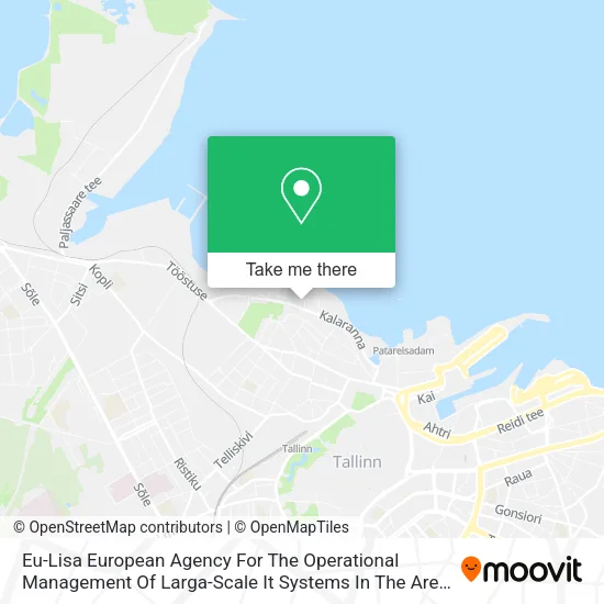 Eu-Lisa European Agency For The Operational Management Of Larga-Scale It Systems In The Area Of Fre map