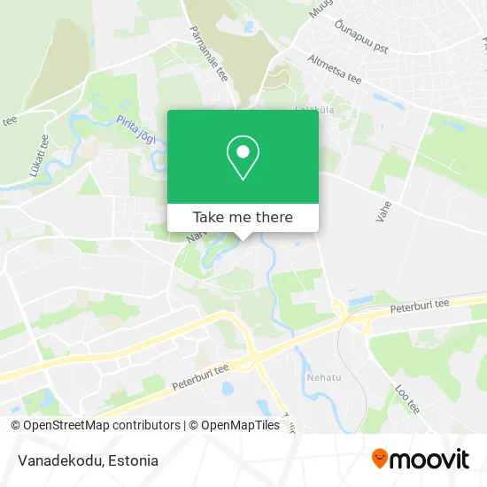 Карта Vanadekodu