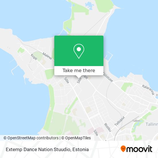 Extemp Dance Nation Stuudio map