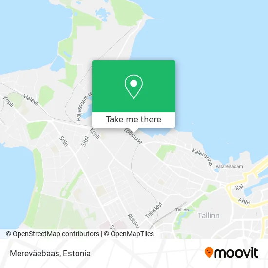 Карта Mereväebaas