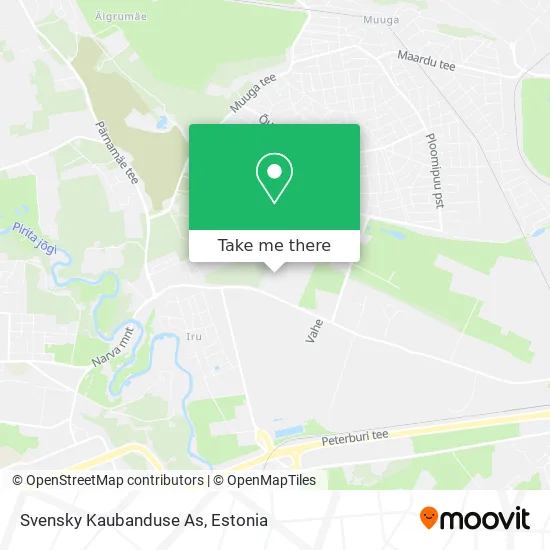 Карта Svensky Kaubanduse As