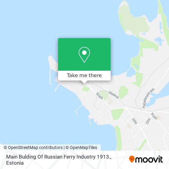 Main Bulding Of Russian Ferry Industry 1913. map