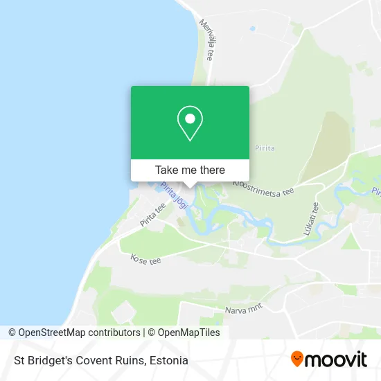 Карта St Bridget's Covent Ruins