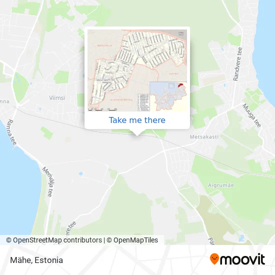 Карта Mähe