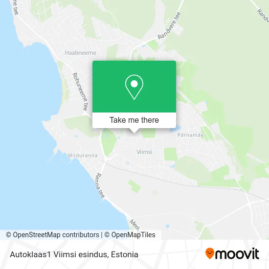 Карта Autoklaas1 Viimsi esindus