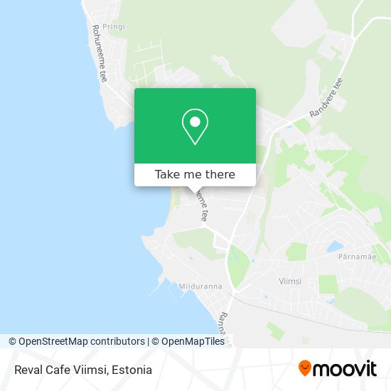 Reval Cafe Viimsi map