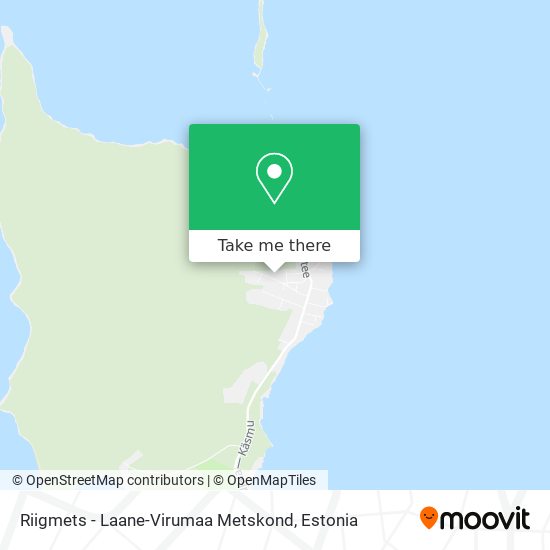 Riigmets - Laane-Virumaa Metskond map