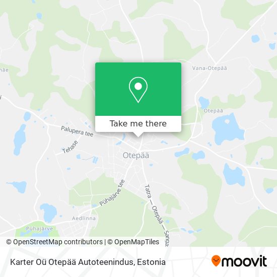 Карта Karter Oü Otepää Autoteenindus