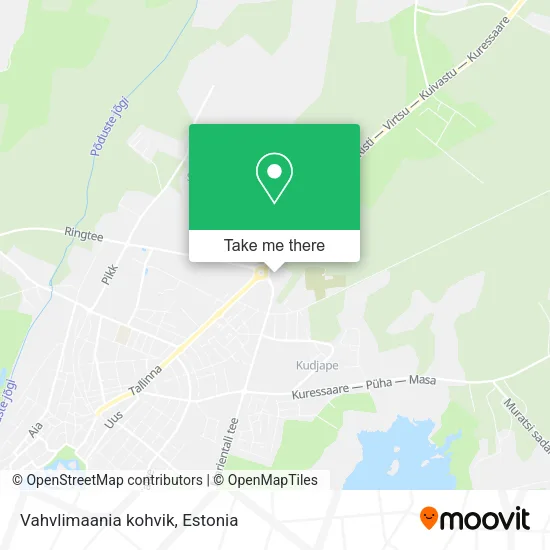 Карта Vahvlimaania kohvik